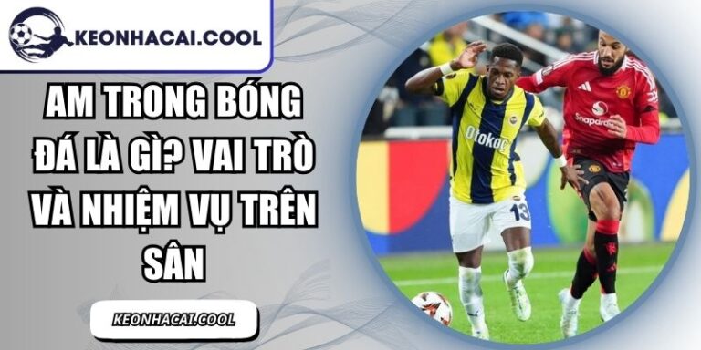 AM Trong Bóng Đá Là Gì? Vai Trò Và Nhiệm Vụ Trên Sân 10 AM Trong Bóng Đá Là Gì