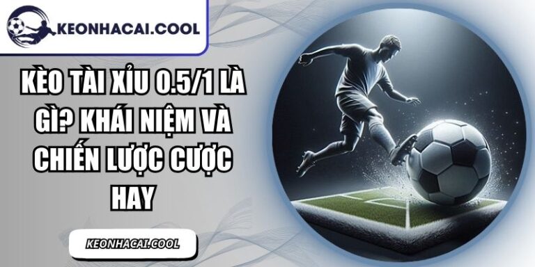 Kèo Tài Xỉu 0.5/1 Là Gì? Khái Niệm Và Chiến Lược Cược Hay 3 Kèo Tài Xỉu 0.5/1 Là Gì